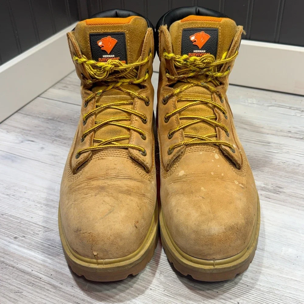 Herman Survivors Professional Series Waterproof Steel Toe Work Boot Men's Sz 12